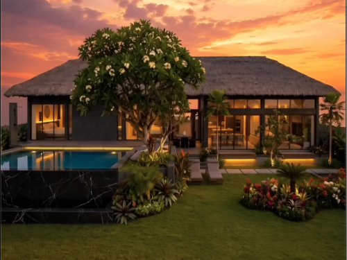 Private Hangvillen in Ubud — 10% Garantierte Rendite, Flusscanyon-Ausblick