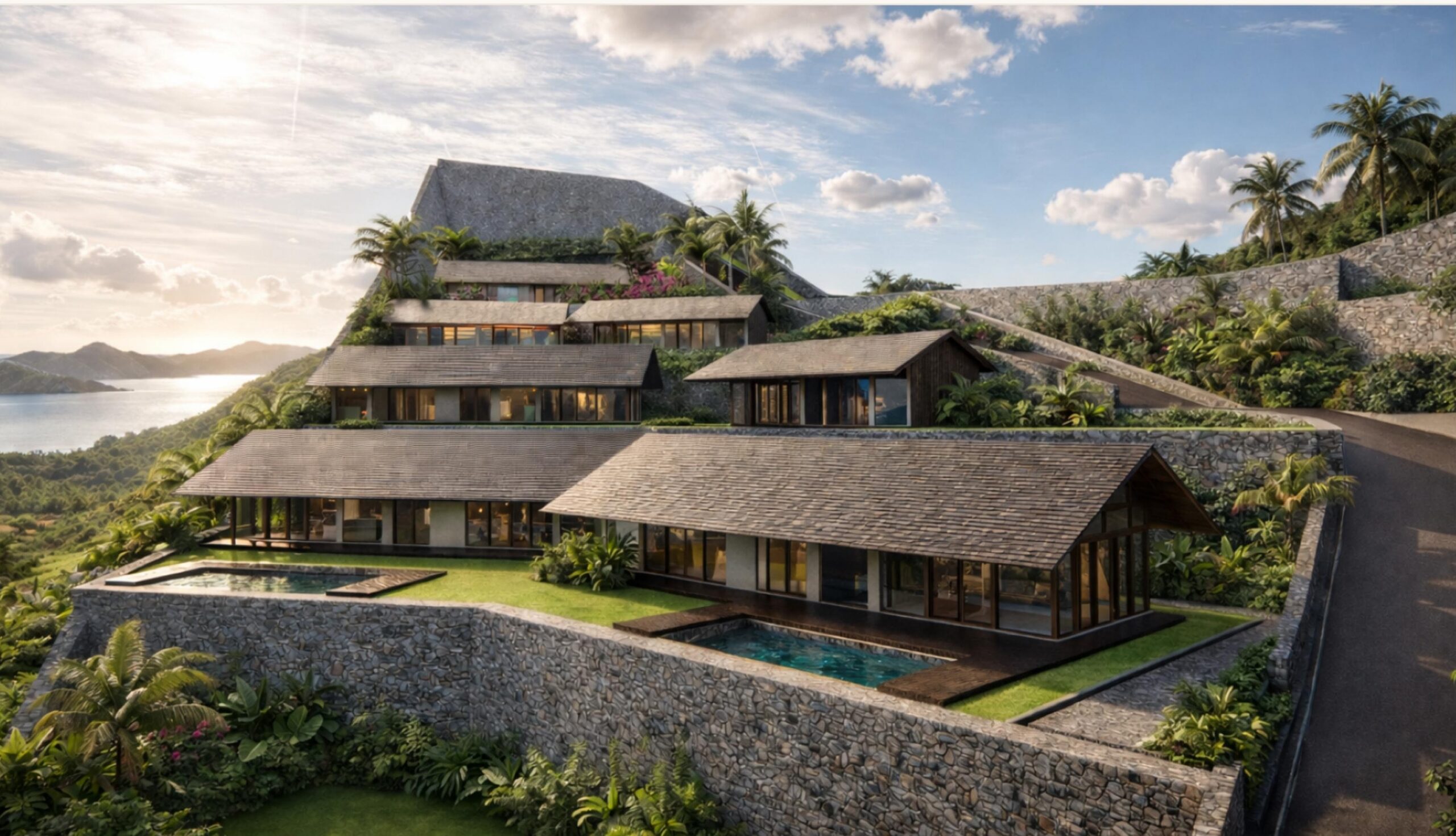 Areguling Valley — Hillside Ocean View Villas in South Lombok